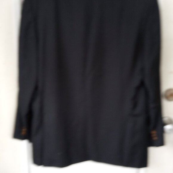 Brioni sport coat jacket Black 44 L wool 3 button 2 vents Palatino - Picture 6 of 10